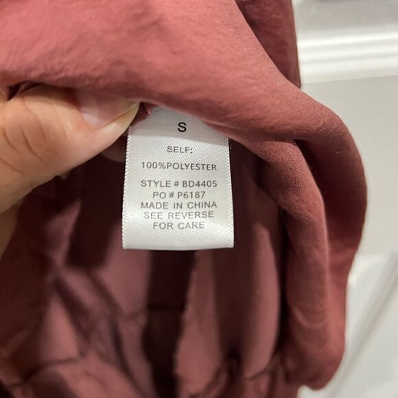 Bae Vely tie front asymmetrical light weight maxi dress size S - Picture 6 of 11